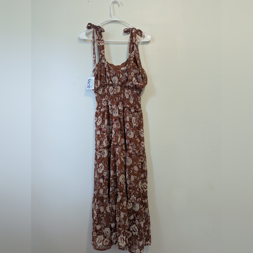 Boho autumn jumper dress